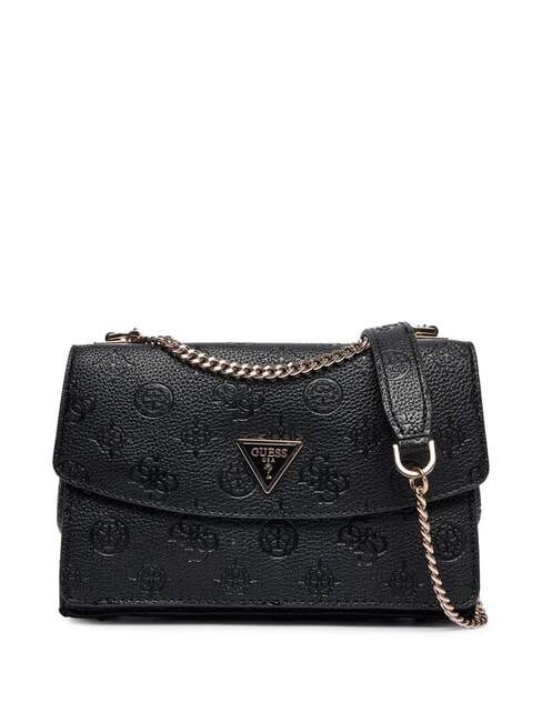 GUESS CRESIDIA II Shoulder bag with flap black logo - Women’s Bags