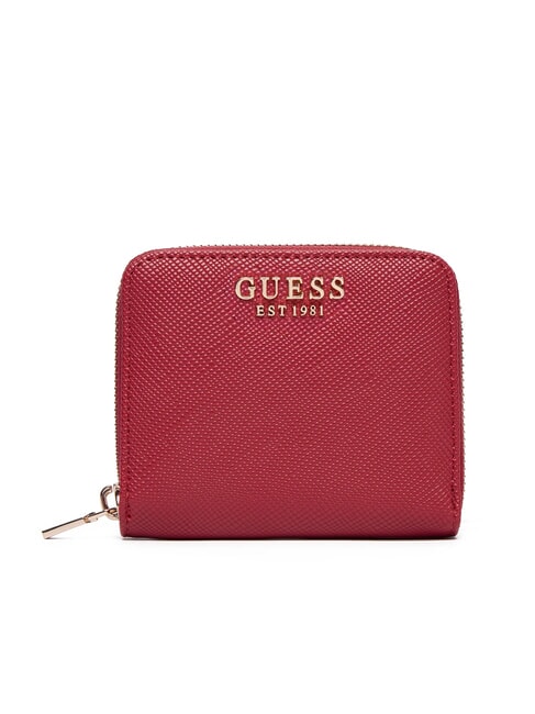 GUESS LAUREL 2  Small zip around wallet garnet - Women’s Wallets