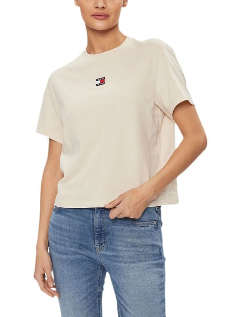 TOMMY HILFIGER TH JEANS MINI FLAG Short-sleeved T-shirt newsprint - T-shirt