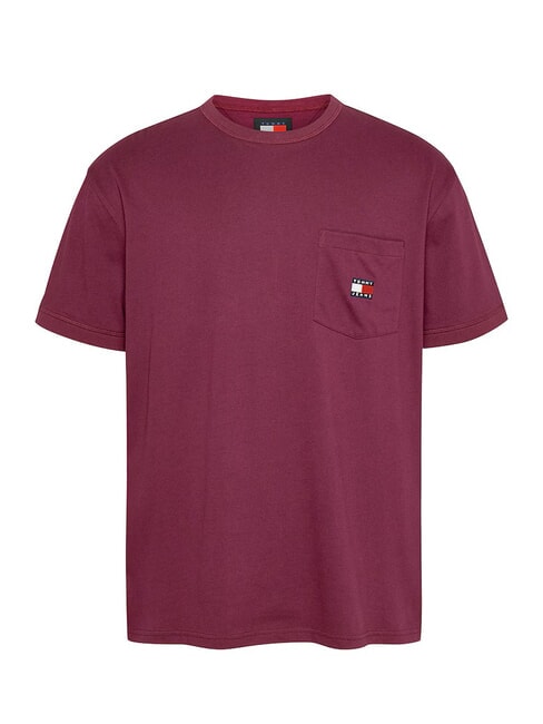 TOMMY HILFIGER TH JEANS Pocket Cotton T-Shirt valley grape - T-shirt