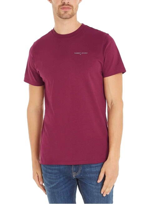 TOMMY HILFIGER TH JEANS Cotton T-Shirt valley grape - T-shirt