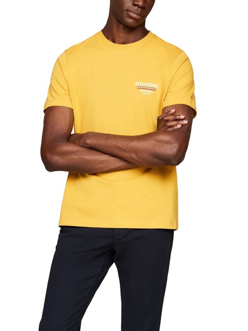 TOMMY HILFIGER TH Cotton T-Shirt city yellow - T-shirt