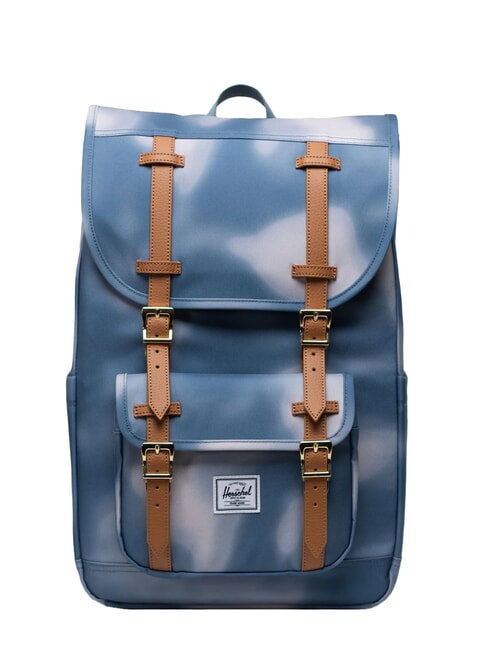 HERSCHEL LITTLE AMERICA MID Mid size backpack blue mirage tonal dawn - Backpacks & School and Leisure