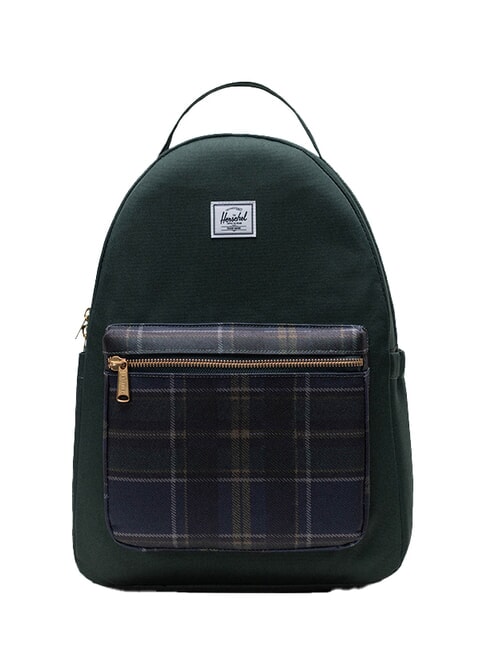 HERSCHEL NOVA  14" PC backpack darkest spruce winter plaid - Backpacks & School and Leisure
