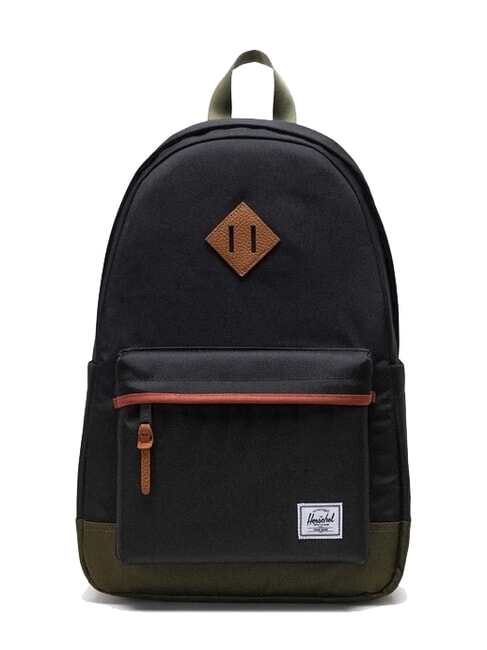HERSCHEL HERITAGE  Backpack black/ivy green/chutney - Backpacks & School and Leisure