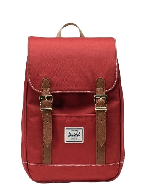 HERSCHEL RETREAT MINI Backpack red ochre/white stitch - Backpacks & School and Leisure