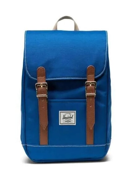 HERSCHEL RETREAT MINI Backpack true blue/white stitch - Backpacks & School and Leisure