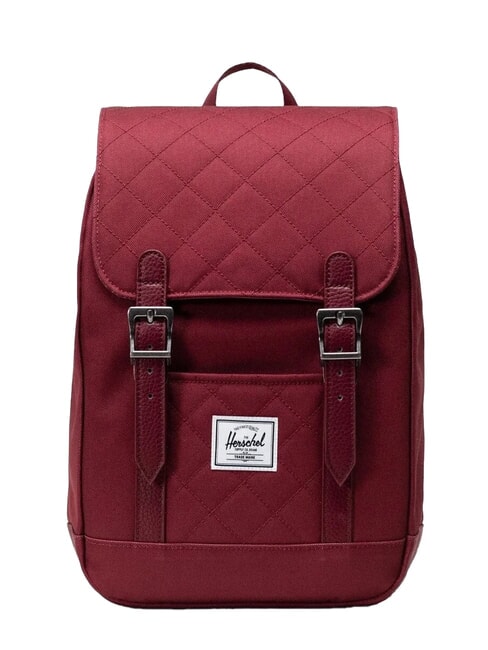 HERSCHEL RETREAT MINI Backpack oxblood red quilted - Backpacks & School and Leisure