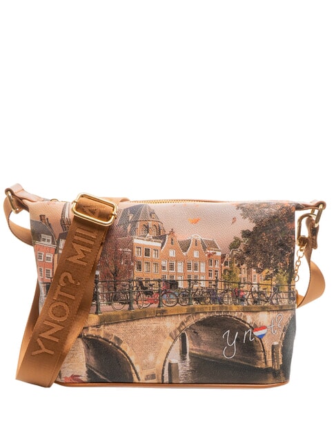 YNOT YESBAG Medium shoulder bag autumn river - Women’s Bags