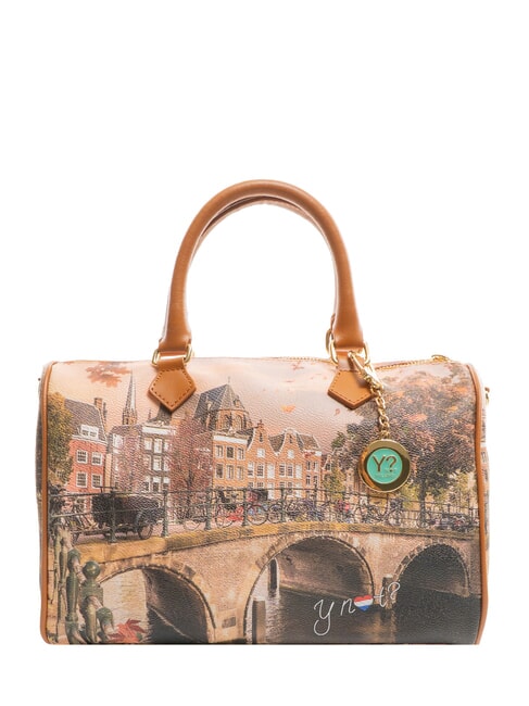 YNOT YESBAG Handbag with shoulder strap autumn river - Women’s Bags