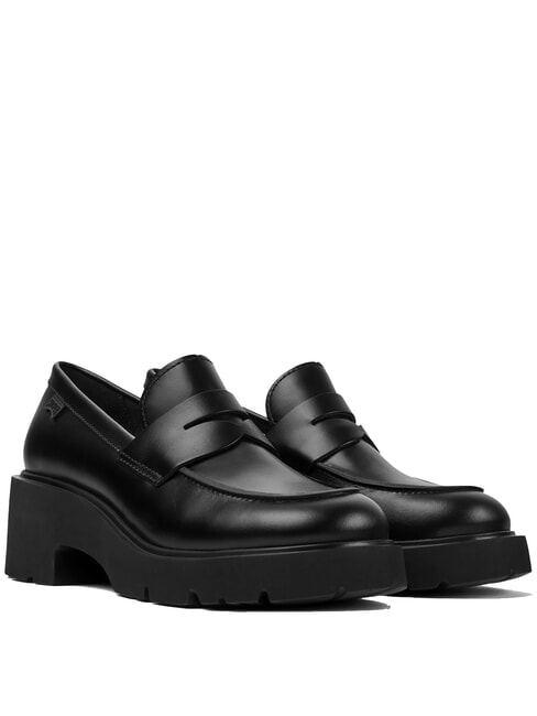 CAMPER MILAH Leather moccasins black - Women’s shoes