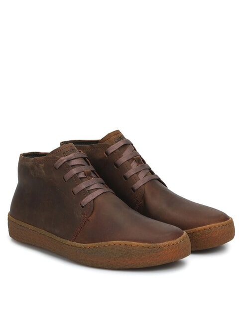 CAMPER PEU TERRENO Leather boots medium brown - Men’s shoes