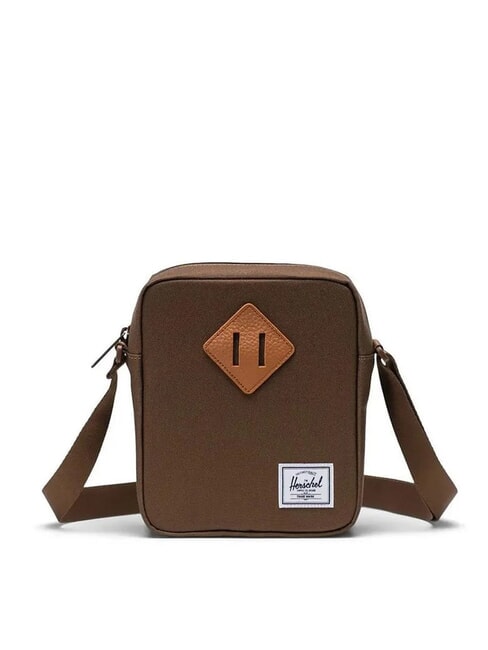 HERSCHEL HERITAGE Small purse dark earth - Over-the-shoulder Bags for Men