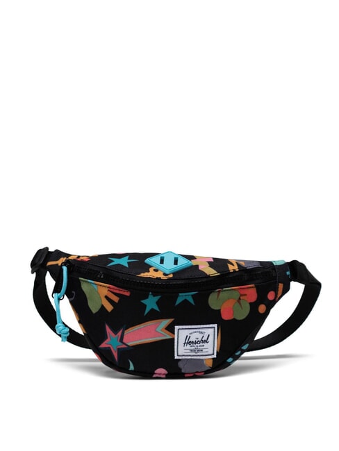 HERSCHEL HERITAGE Pouch with name tag black scrapbook - Hip pouches