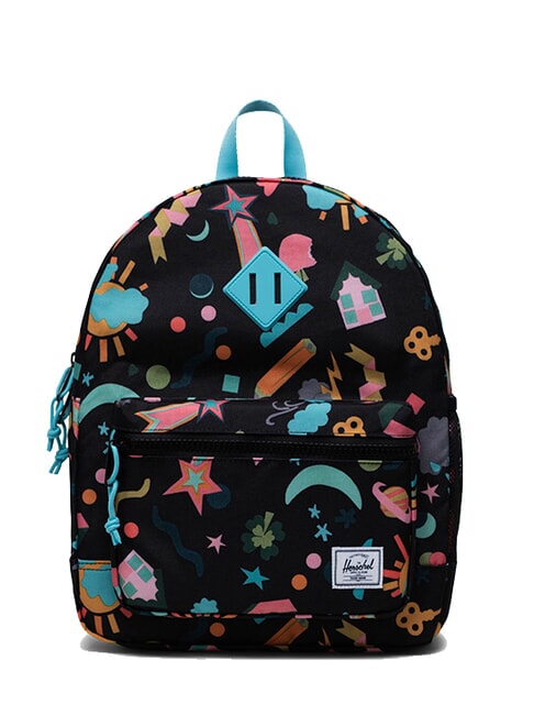 HERSCHEL HETITAGE YOUTH Backpack black scrapbook - Backpacks & School and Leisure