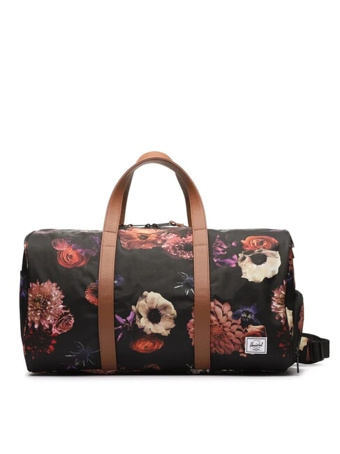 HERSCHEL NOVEL Large duffel bag with shoulder strap floral revival - Duffle bags