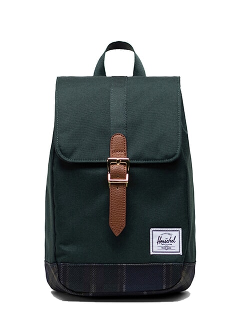 HERSCHEL RETREAT One-shoulder backpack darkest spruce winter plaid - Backpacks & School and Leisure