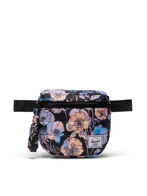 HERSCHEL SETTLEMENT QUILTED Mini quilted bum bag floral skies - Hip pouches