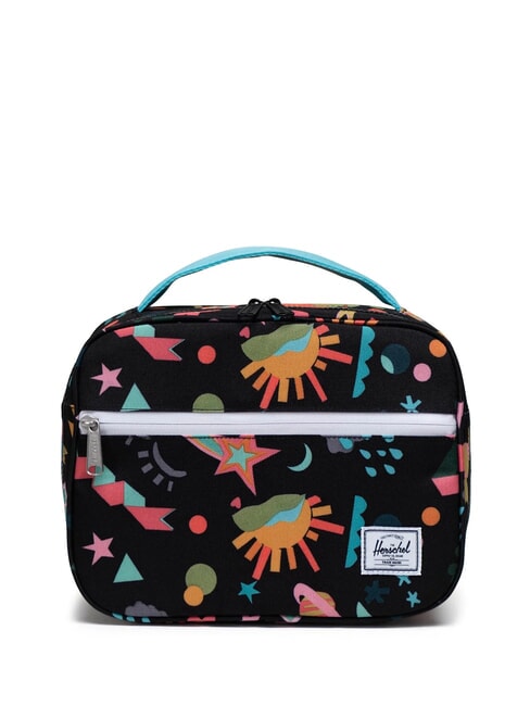 HERSCHEL POP QUIZ Thermal lunch bag black scrapbook - Kids bags and accessories