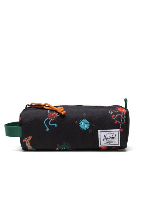 HERSCHEL SETTLEMENT Pencil case monster dance black - Cases and Accessories