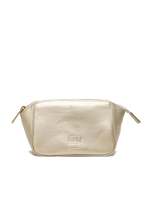 HERSCHEL MILAN Small beauty case gold metallic - Beauty Case
