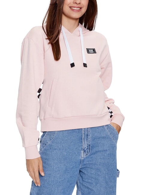 VANS BOOM BOOM CHECK Hoodie rose smoke - Women's Sweatshirts