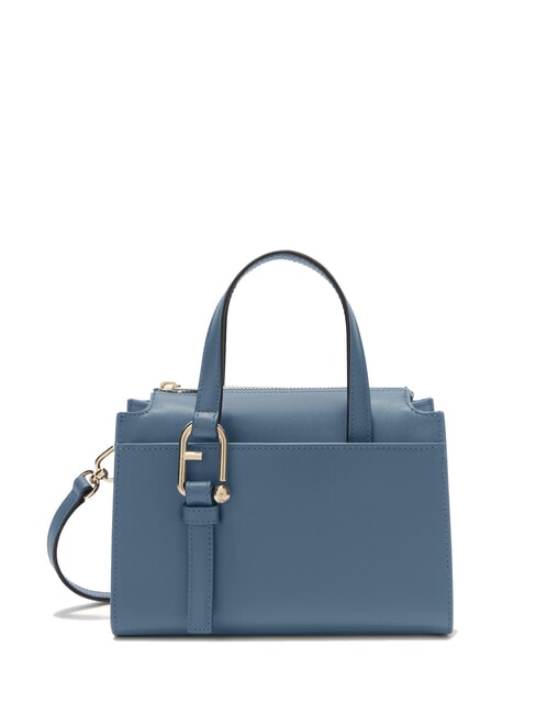 FURLA NUVOLA Mini hand bag, with shoulder strap gray blue - Women’s Bags