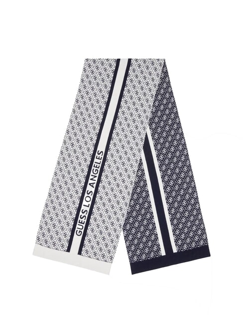 GUESS SEVYN 4G LOGO Scarf 4g cream and blue - Scarves