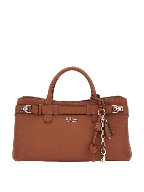 GUESS GREGORIA Medium handbag with shoulder strap COGNAC - Women’s Bags