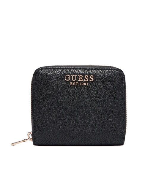 GUESS GREGORIA Small zip-around wallet BLACK - Women’s Wallets