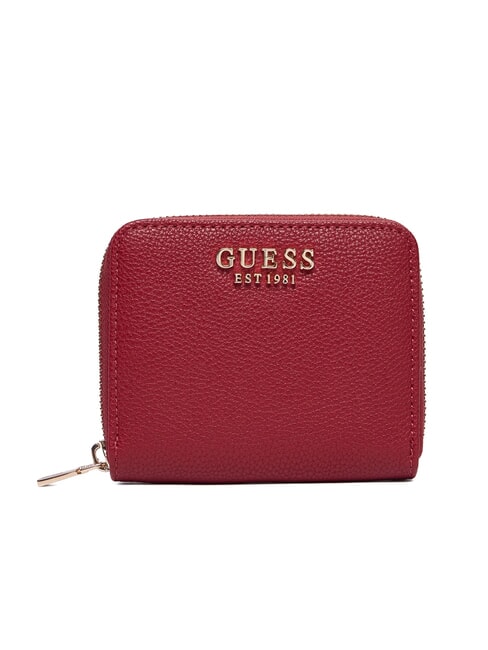 GUESS GREGORIA Small zip-around wallet RED - Women’s Wallets