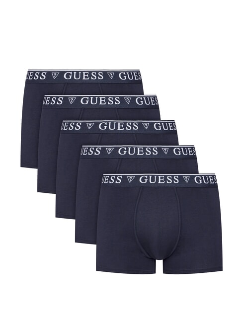 GUESS LOGO CLASSIC 5 multicolored boxers smartblue - Men's briefs