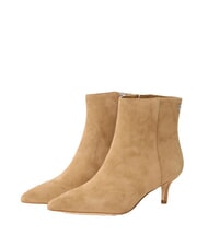 RALPH LAUREN MCKAY Low-heeled suede leather ankle boots camel - Women’s shoes - 1