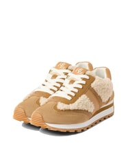 RALPH LAUREN DANI Leather sneakers with sheepskin inserts - Women’s shoes