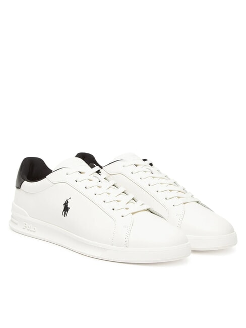 RALPH LAUREN HERITAGE COURT 2 Leather sneakers deckwash white/black - Men’s shoes
