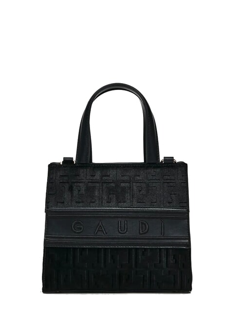 GAUDÌ ADA VELUR S Small bag with velvet inserts BLACK - Women’s Bags