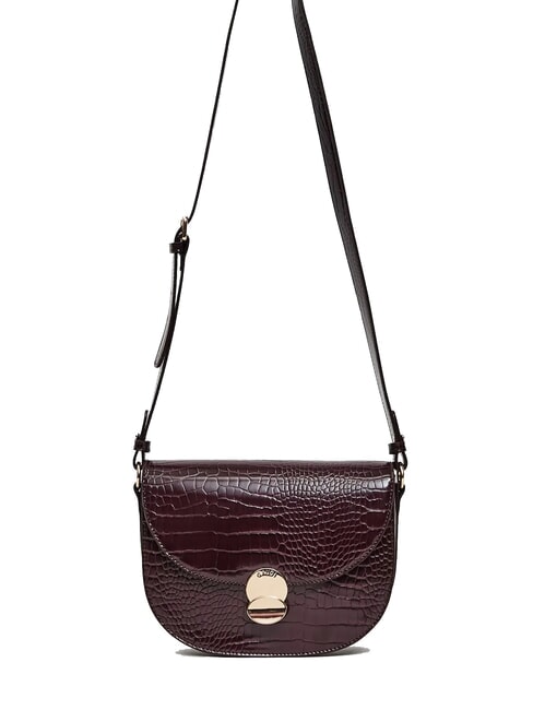 GAUDÌ EVELYN COCCO Medium printed shoulder bag wine - Women’s Bags