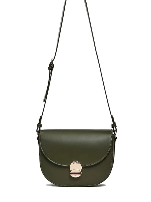 GAUDÌ EVELYN Medium shoulder bag with flap MILITARY - Women’s Bags