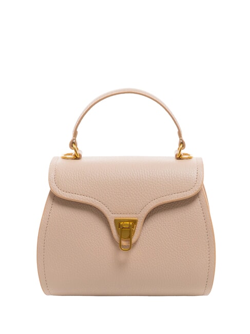 COCCINELLE MARVIN Mini leather handbag with shoulder strap rosette - Women’s Bags