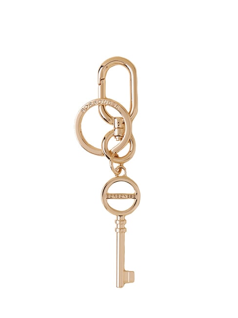 BORBONESE KEYRING Keychain with key charm light gold free - Key holders
