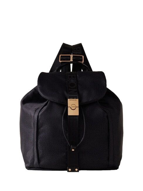 BORBONESE FOLD  Medium backpack dark black - Women’s Bags
