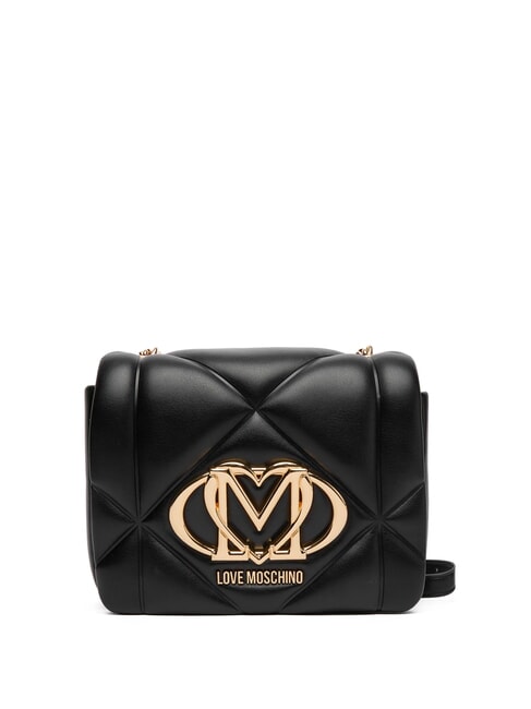 LOVE MOSCHINO EMBOSSED Mini shoulder bag Black - Women’s Bags