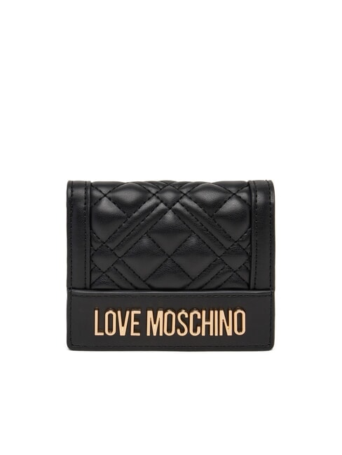 LOVE MOSCHINO QUILTED Small wallet Black - Women’s Wallets