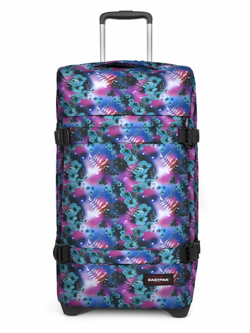 EASTPAK TRANSIT'R L Large size trolley dreamflower dark - Semi-rigid Trolley Cases