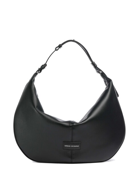 ARMANI EXCHANGE LIZ PEBBLE Large hobo shoulder bag black - Women’s Bags