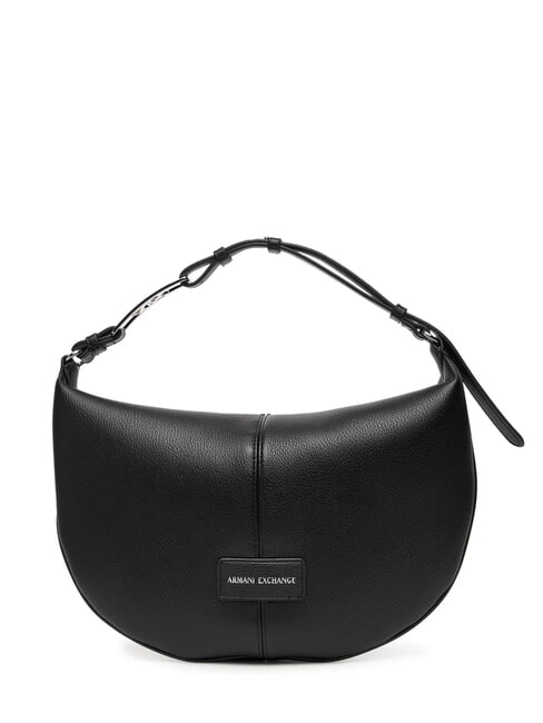 ARMANI EXCHANGE LIZ PEBBLE Medium hobo shoulder bag black - Women’s Bags