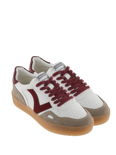 VICTORIA SEUL Unisex sneakers with caramel sole red - Unisex shoes