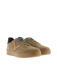 VICTORIA MADRID Suede sneakers with caramel sole - Women’s shoes