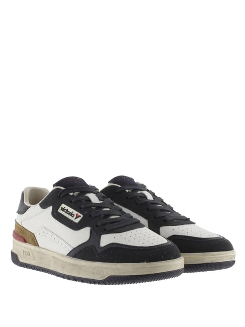 VICTORIA C80 Vintage logo leather sneakers marine - Men’s shoes