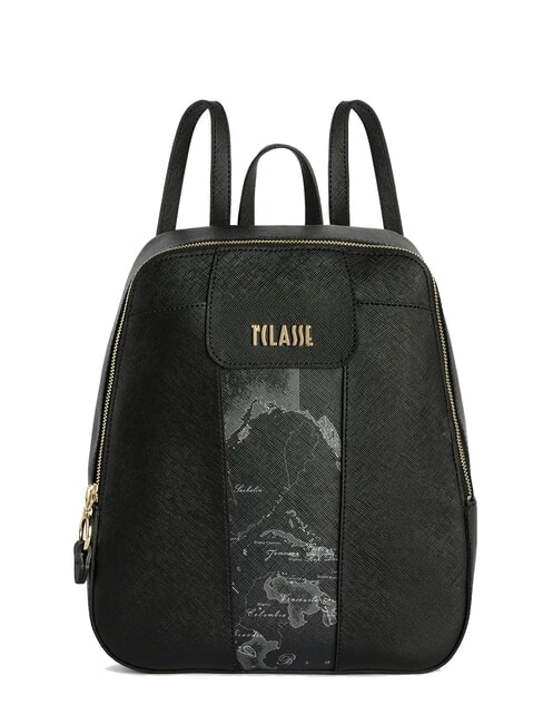 ALVIERO MARTINI PRIMA CLASSE WINDY CITY Backpack with Geo Dark insert Black - Women’s Bags